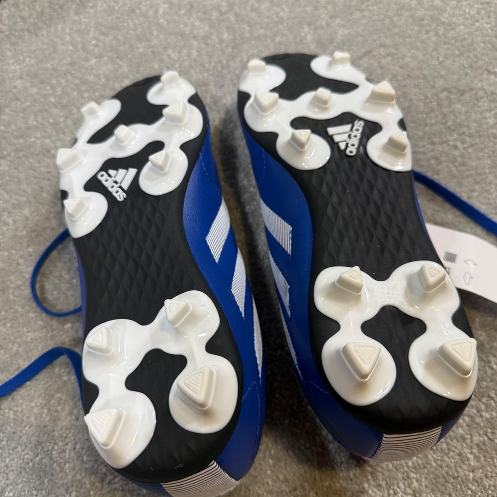 Adidas Goletto VIII FG J Kid Soccer Cleats Royal Blue White NIB 3.5Y Firm Ground - Picture 10 of 16